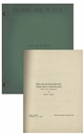 Moe Howards 27pp. Script Dated November 1949 for The Three Stooges Film Three Arabian Nuts, Working Title Genii With the Light Brown Hair -- Near Fine Condition